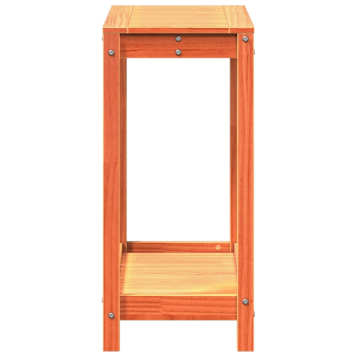 vidaXL Τραπέζι Κηπουρικής με Ράφι Καφέ 82,5x35x75εκ. Μασίφ Ξύλο Πεύκου