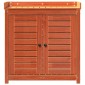 vidaXL Τραπέζι Κηπουρικής με Ράφια Καφέ 82,5x50x86,5 εκ. Μασίφ Πεύκο