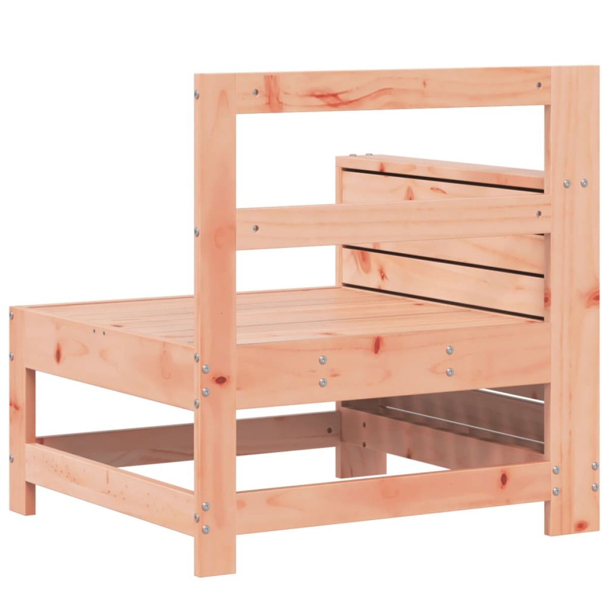 vidaXL Καναπές Κήπου με Μπράτσα 69x62x70,5εκ. Μασίφ Ξύλο Ψευδοτσούγκας