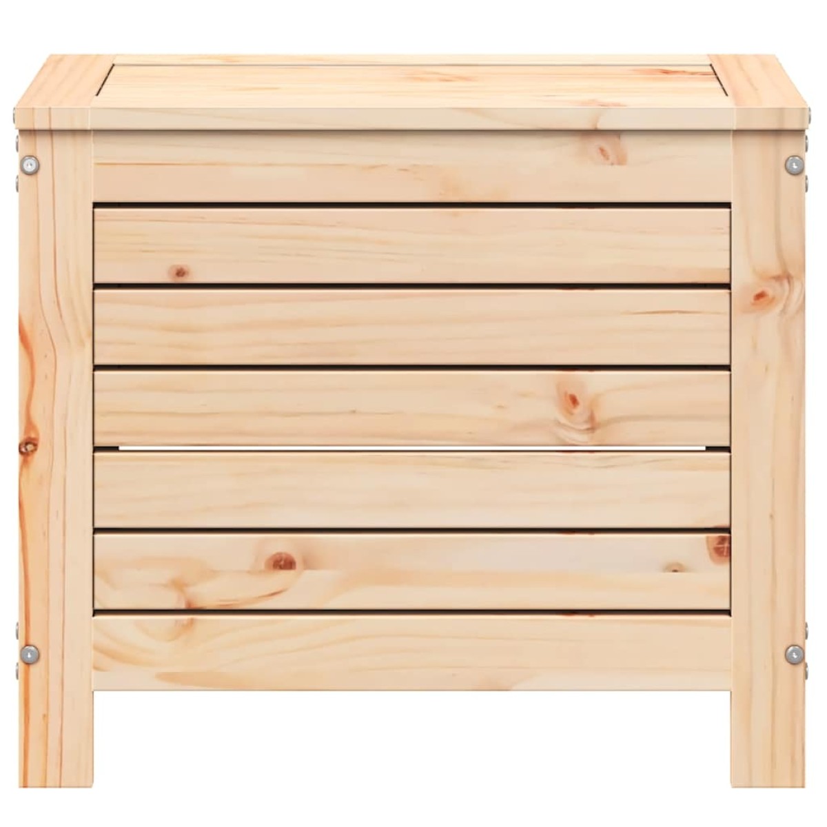 vidaXL Υποπόδιο Κήπου 62x31,5x52 εκ. από Μασίφ Ξύλο Πεύκου