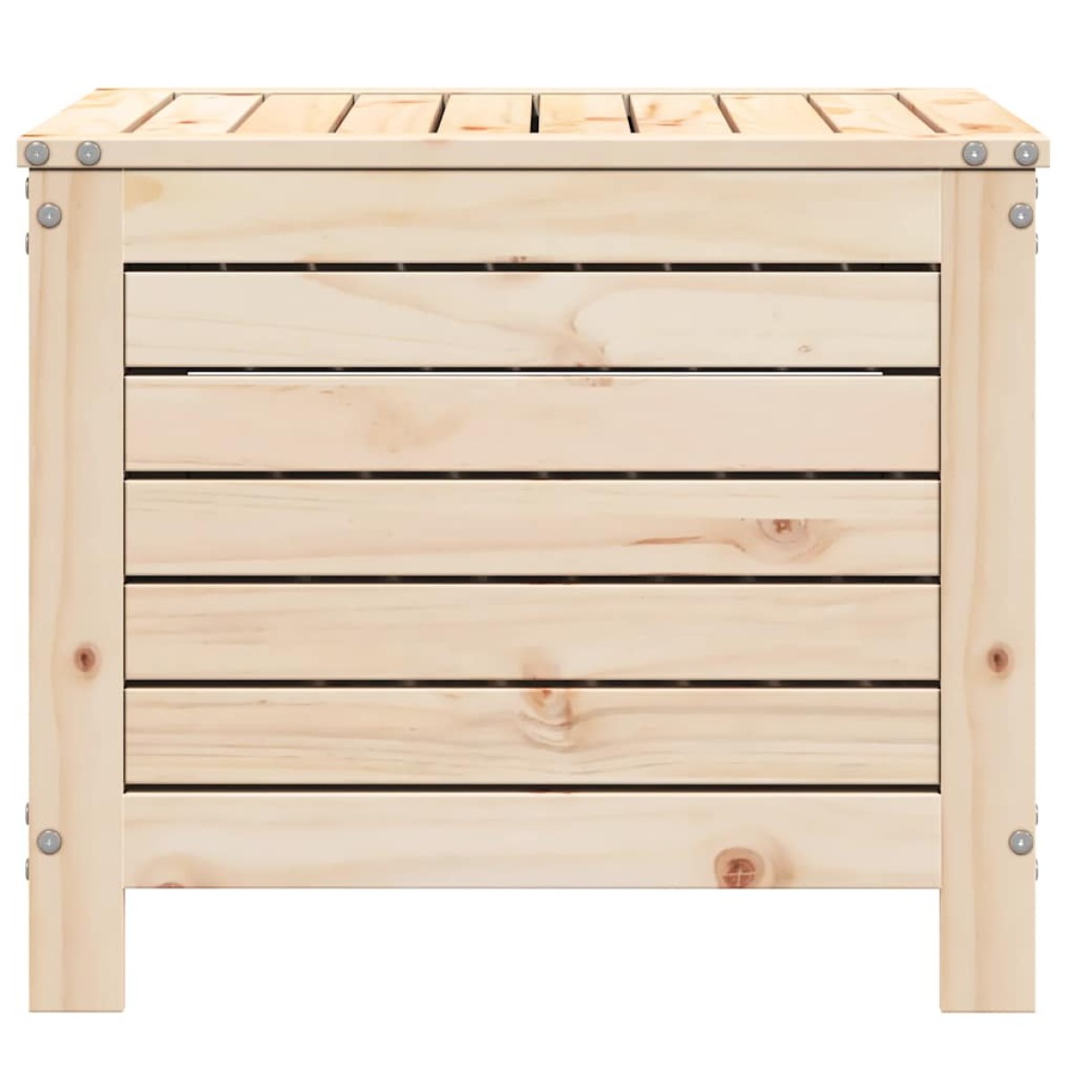 vidaXL Υποπόδιο Κήπου 62x63,5x53,5 εκ. από Μασίφ Ξύλο Πεύκου