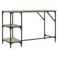 vidaXL Γραφείο Sonoma Δρυς 120x50x75 εκ. Μέταλλο & Επεξεργασμένο Ξύλο