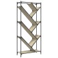 vidaXL Βιβλιοθήκη Sonoma Δρυς 79x30x180 εκ. Επεξεργ. Ξύλο & Μέταλλο