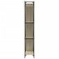 vidaXL Βιβλιοθήκη Sonoma Δρυς 79x30x180 εκ. Επεξεργ. Ξύλο & Μέταλλο