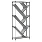 vidaXL Βιβλιοθήκη Γκρι Sonoma 79x30x180 εκ. Επεξεργ. Ξύλο & Μέταλλο