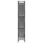 vidaXL Βιβλιοθήκη Γκρι Sonoma 79x30x180 εκ. Επεξεργ. Ξύλο & Μέταλλο