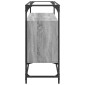 vidaXL Βοηθητικό Έπιπλο Γυάλ Επιφάνεια Γκρι Sonoma 98x35x81 εκ Επ Ξύλο