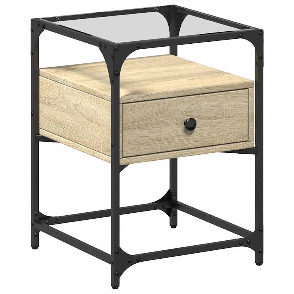 vidaXL Κομοδίνο Sonoma Δρυς 40x40x55 εκ. από Επεξεργασμένο Ξύλο