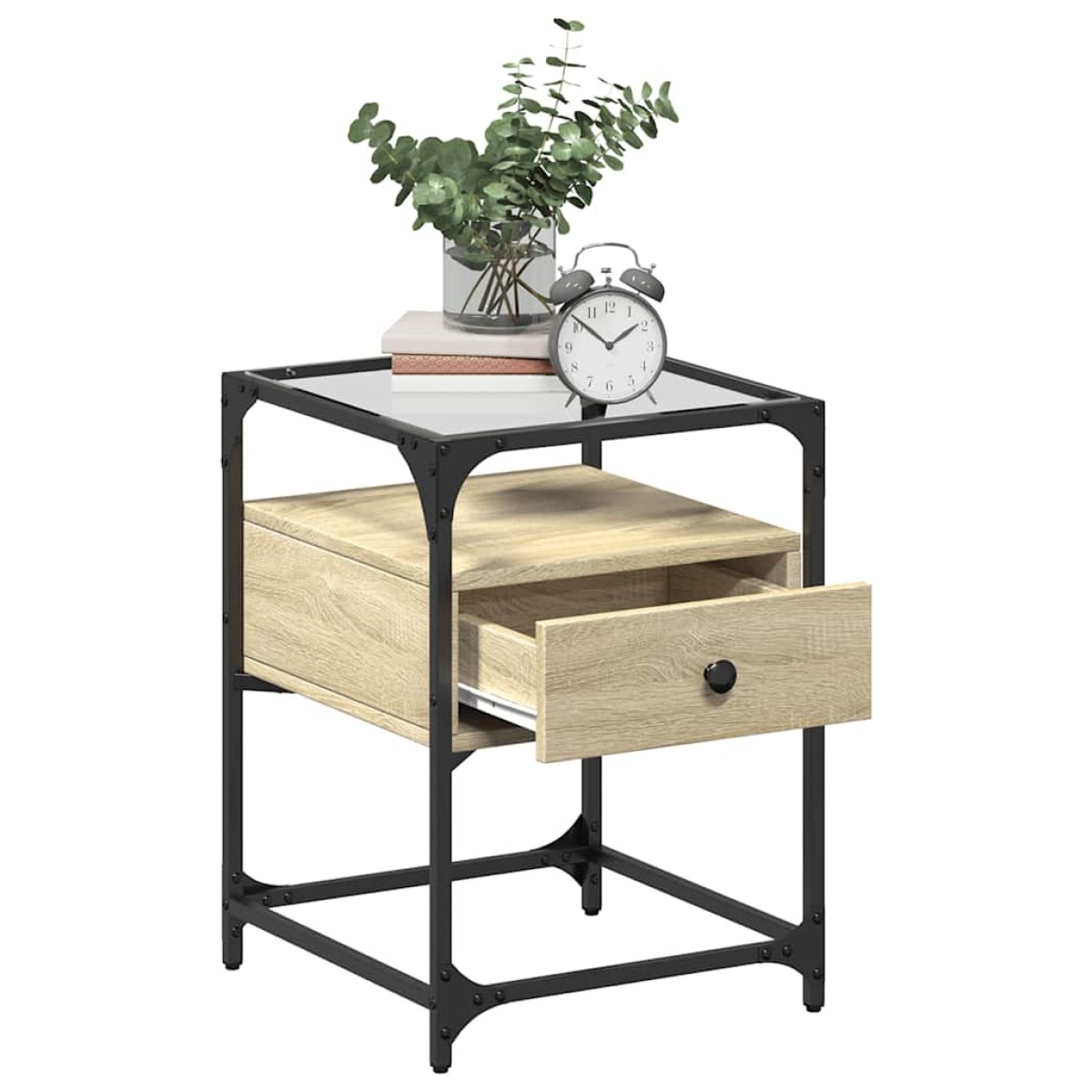 vidaXL Κομοδίνο Sonoma Δρυς 40x40x55 εκ. από Επεξεργασμένο Ξύλο