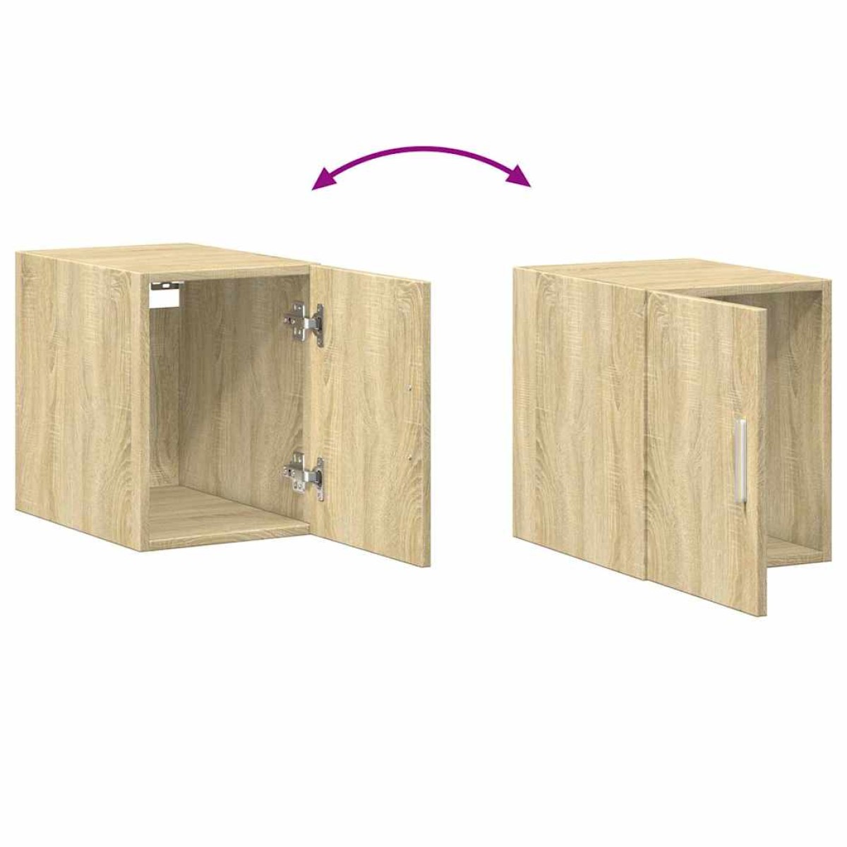 vidaXL Ντουλάπι Τοίχου Sonoma Δρυς 30x42,5x40 εκ. Επεξεργασμένο Ξύλο