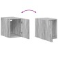 vidaXL Ντουλάπι Τοίχου Γκρι Sonoma 30x42,5x40 εκ. Επεξεργασμένο Ξύλο