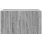 vidaXL Ντουλάπι Τοίχου Γκρι Sonoma 70x42,5x40 εκ. Επεξεργασμένο Ξύλο