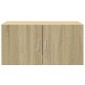 vidaXL Ντουλάπι Τοίχου Sonoma Δρυς 80x42,5x40 εκ. Επεξεργασμένο Ξύλο