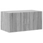 vidaXL Ντουλάπι Τοίχου Γκρι Sonoma 80x42,5x40 εκ. Επεξεργασμένο Ξύλο