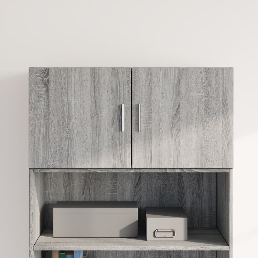 vidaXL Ντουλάπι Τοίχου Γκρι Sonoma 80x42,5x40 εκ. Επεξεργασμένο Ξύλο