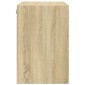 vidaXL Ντουλάπι Τοίχου Sonoma Δρυς 80x42,5x64 εκ. Επεξεργασμένο Ξύλο