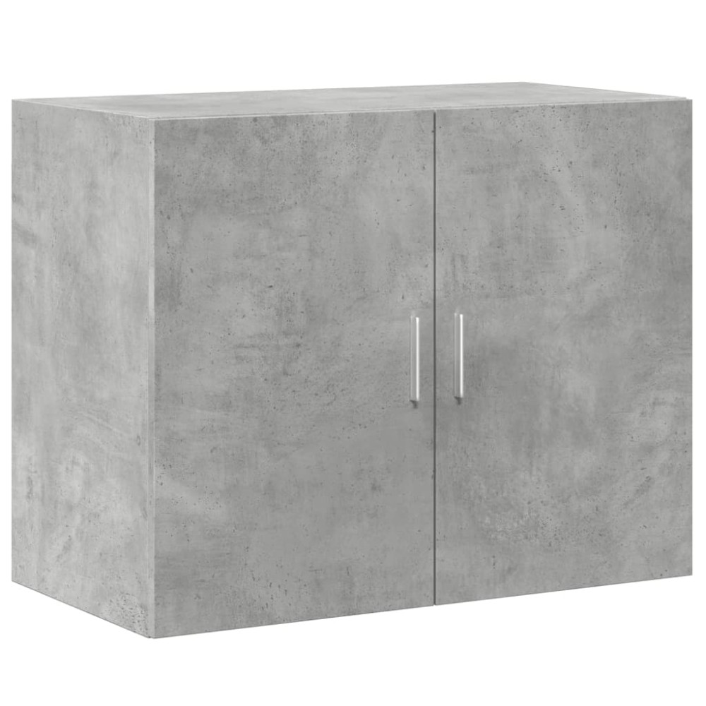 vidaXL Ντουλάπι Τοίχου Γκρι Σκυρ. 80x42,5x64 εκ. Επεξεργασμένο Ξύλο