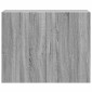 vidaXL Ντουλάπι Τοίχου Γκρι Sonoma 80x42,5x64 εκ. Επεξεργασμένο Ξύλο