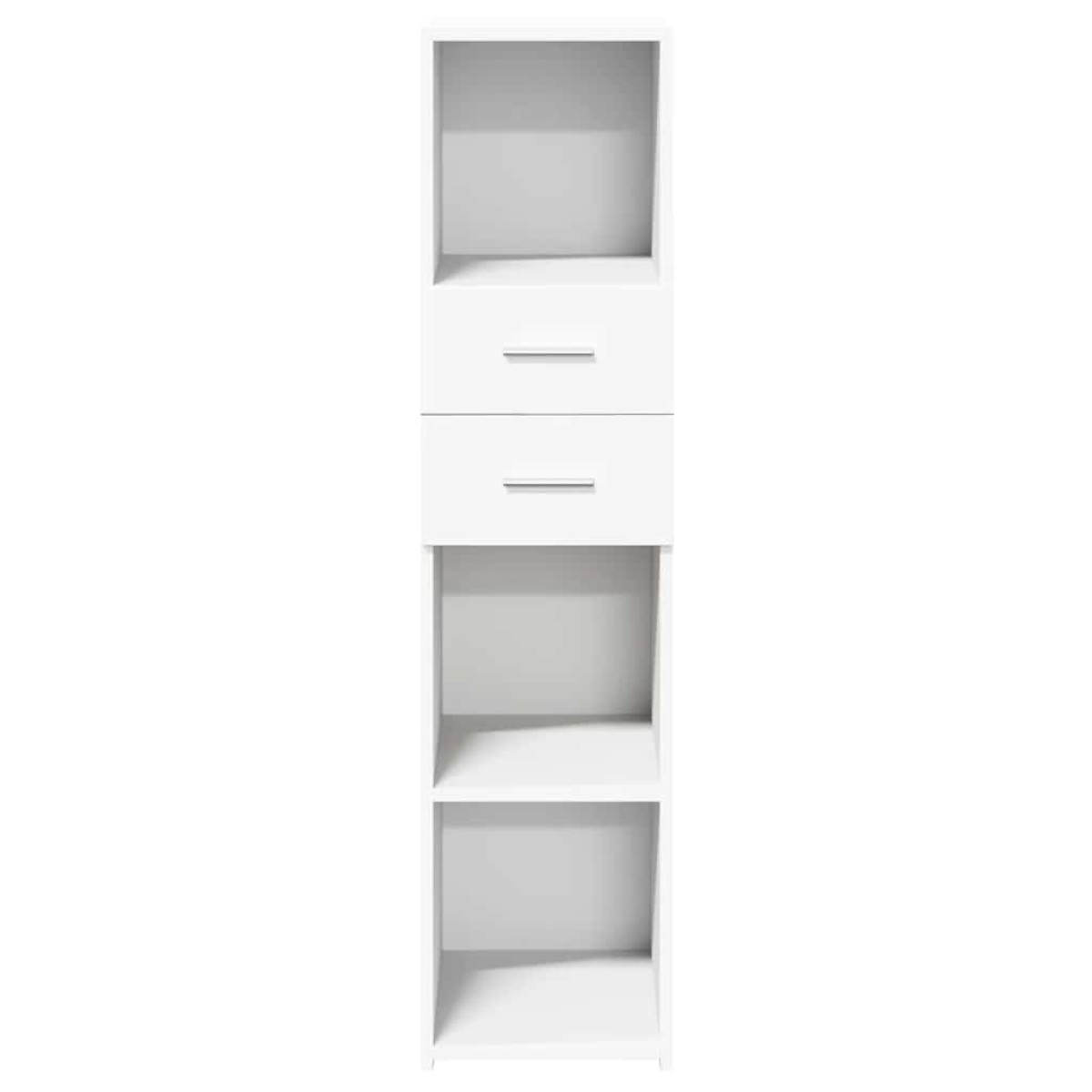 vidaXL Ντουλάπι Λευκό 30x42,5x124 εκ. από Επεξεργασμένο Ξύλο