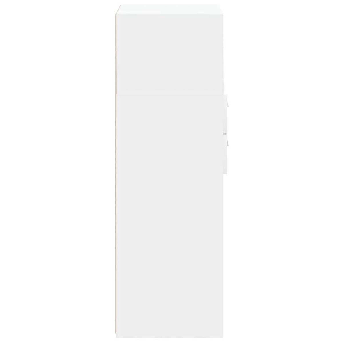 vidaXL Ντουλάπι Λευκό 30x42,5x124 εκ. από Επεξεργασμένο Ξύλο