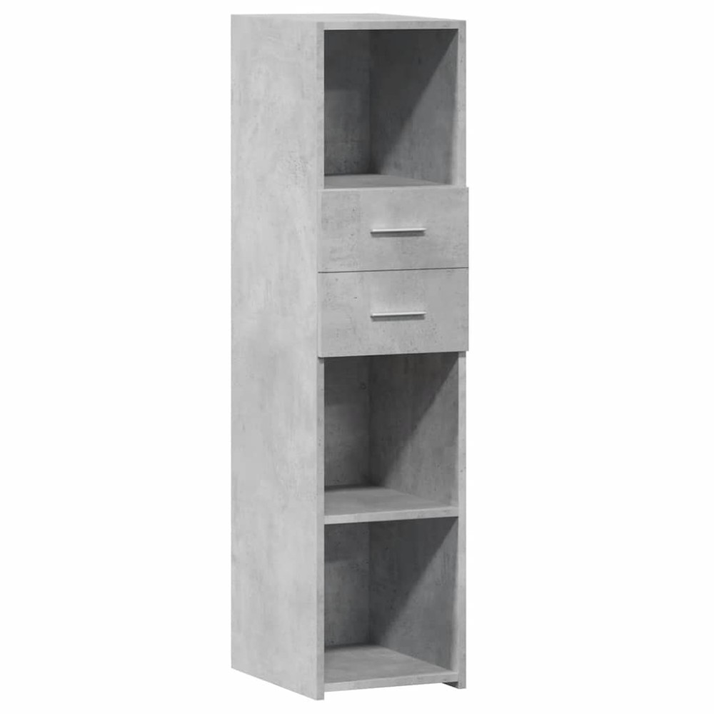 vidaXL Ντουλάπι Γκρι Σκυρ. 30x42,5x124 εκ. από Επεξεργασμένο Ξύλο