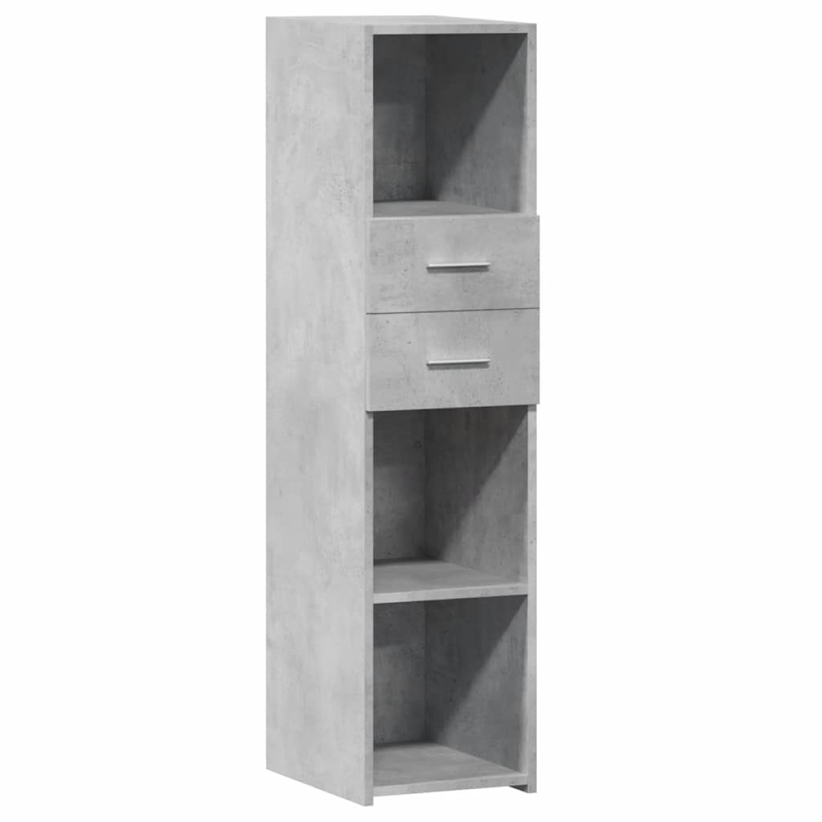 vidaXL Ντουλάπι Γκρι Σκυρ. 30x42,5x124 εκ. από Επεξεργασμένο Ξύλο
