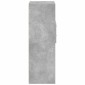 vidaXL Ντουλάπι Γκρι Σκυρ. 30x42,5x124 εκ. από Επεξεργασμένο Ξύλο