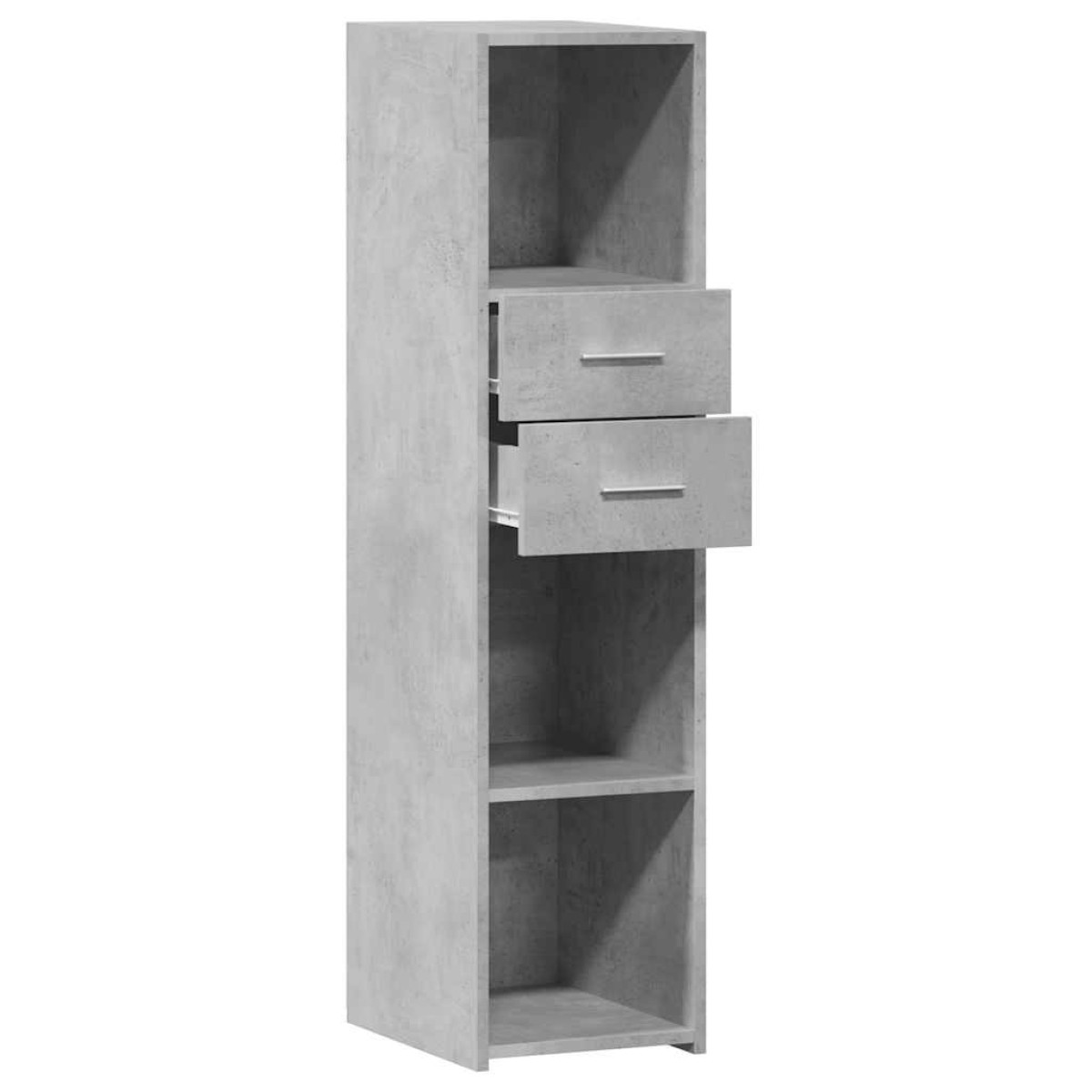 vidaXL Ντουλάπι Γκρι Σκυρ. 30x42,5x124 εκ. από Επεξεργασμένο Ξύλο