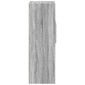 vidaXL Ντουλάπι Γκρι Sonoma 30x42,5x124 εκ. από Επεξεργασμένο Ξύλο
