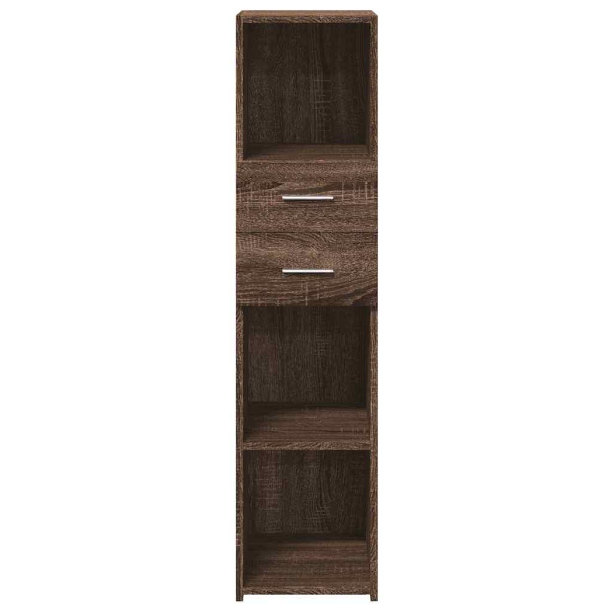 vidaXL Ντουλάπι Καφέ Δρυς 30x42,5x124 εκ. από Επεξεργασμένο Ξύλο