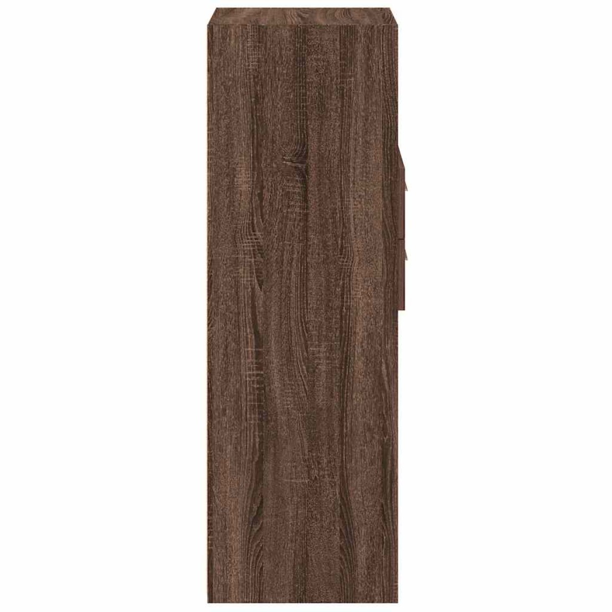 vidaXL Ντουλάπι Καφέ Δρυς 30x42,5x124 εκ. από Επεξεργασμένο Ξύλο