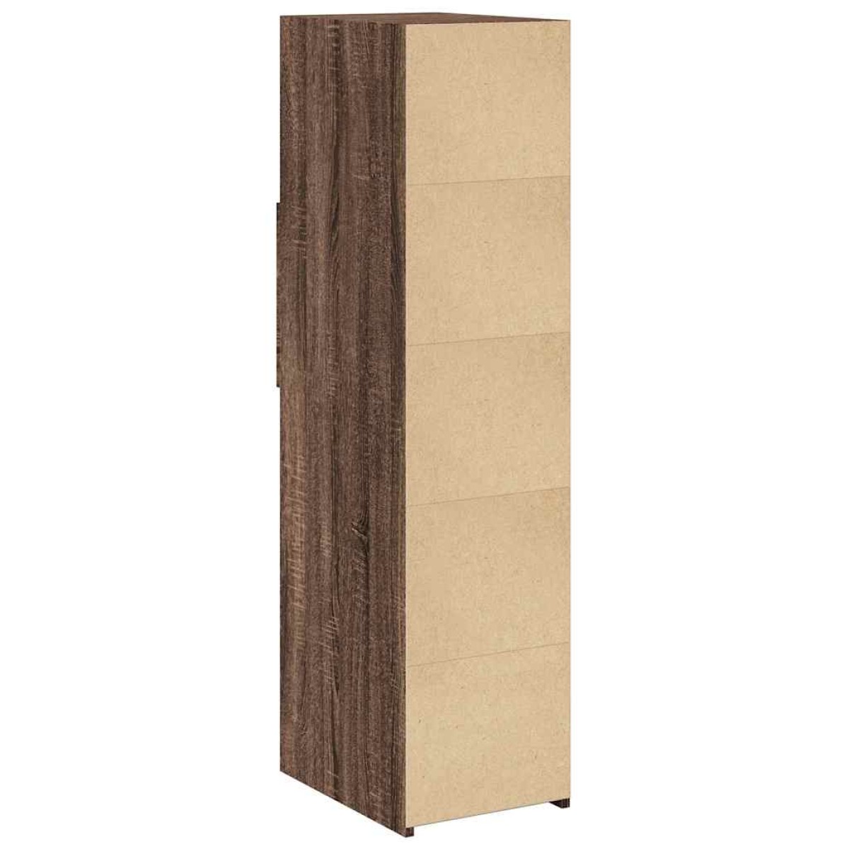 vidaXL Ντουλάπι Καφέ Δρυς 30x42,5x124 εκ. από Επεξεργασμένο Ξύλο
