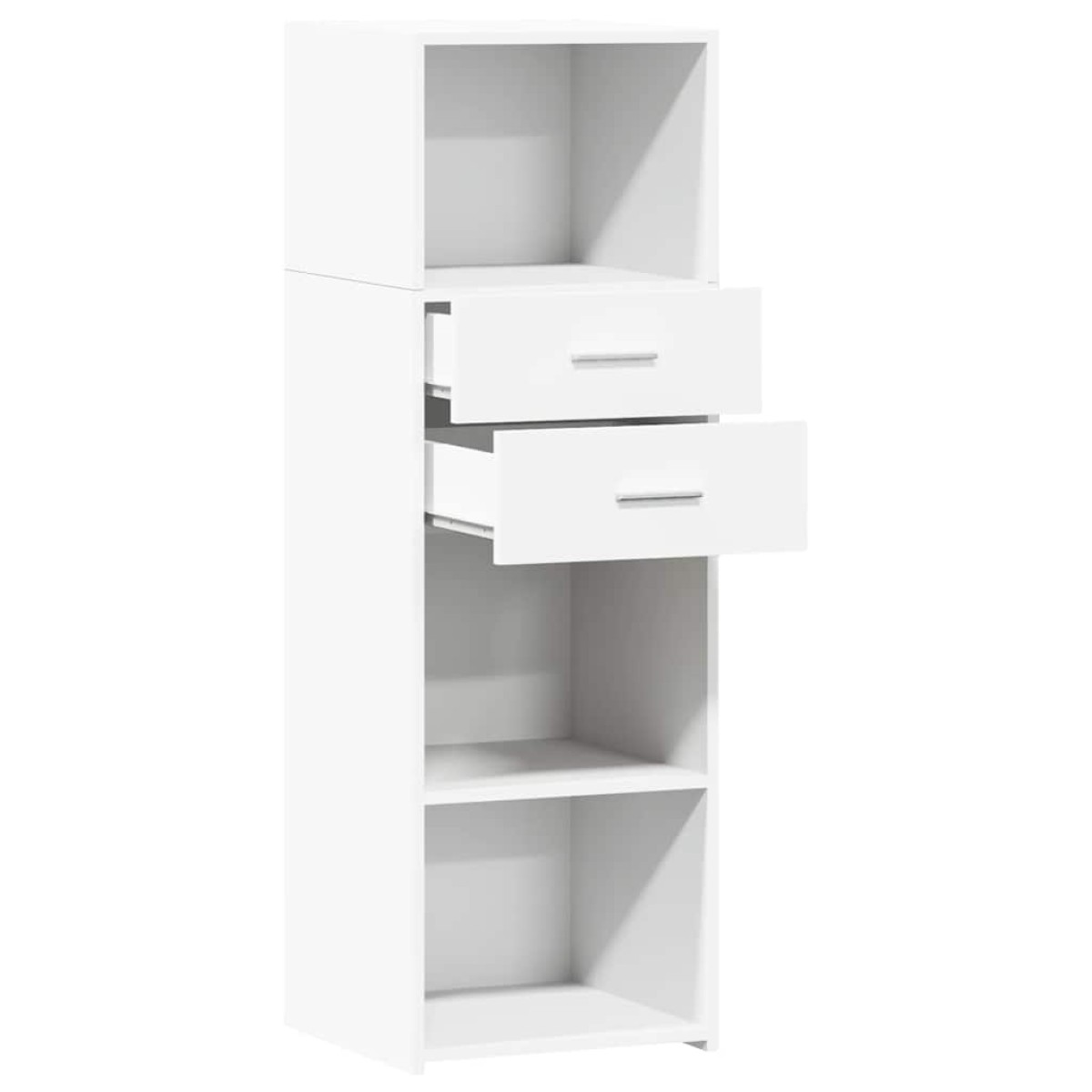 vidaXL Ντουλάπι Λευκό 40x42,5x124 εκ. από Επεξεργασμένο Ξύλο