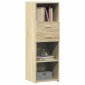 vidaXL Ντουλάπι Sonoma Δρυς 40x42,5x124 εκ. από Επεξεργασμένο Ξύλο