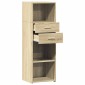 vidaXL Ντουλάπι Sonoma Δρυς 40x42,5x124 εκ. από Επεξεργασμένο Ξύλο