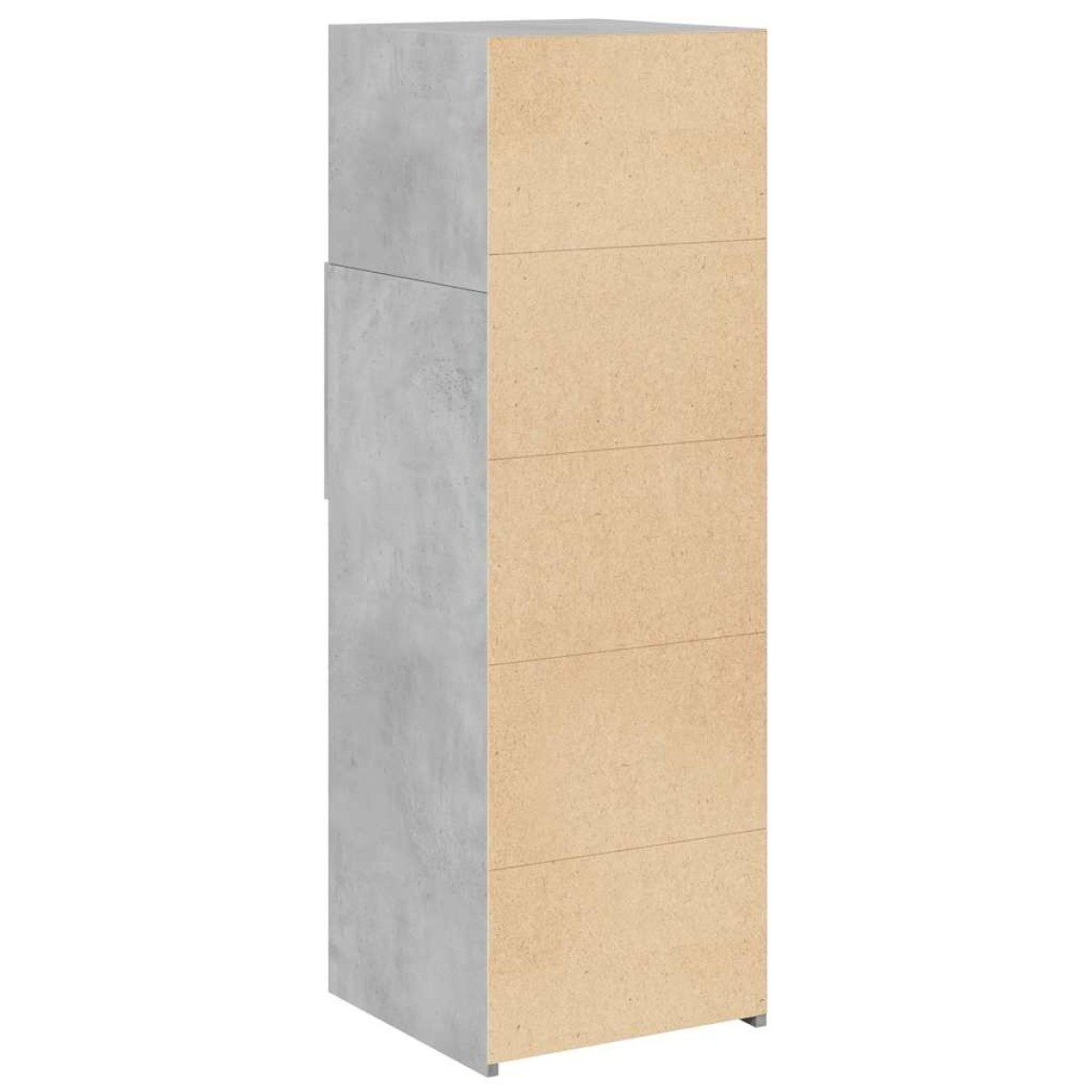 vidaXL Ντουλάπι Γκρι Σκυρ. 40x42,5x124 εκ. από Επεξεργασμένο Ξύλο