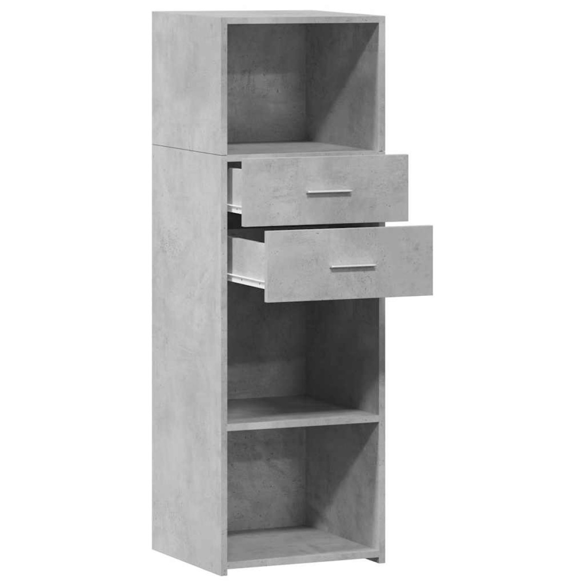 vidaXL Ντουλάπι Γκρι Σκυρ. 40x42,5x124 εκ. από Επεξεργασμένο Ξύλο