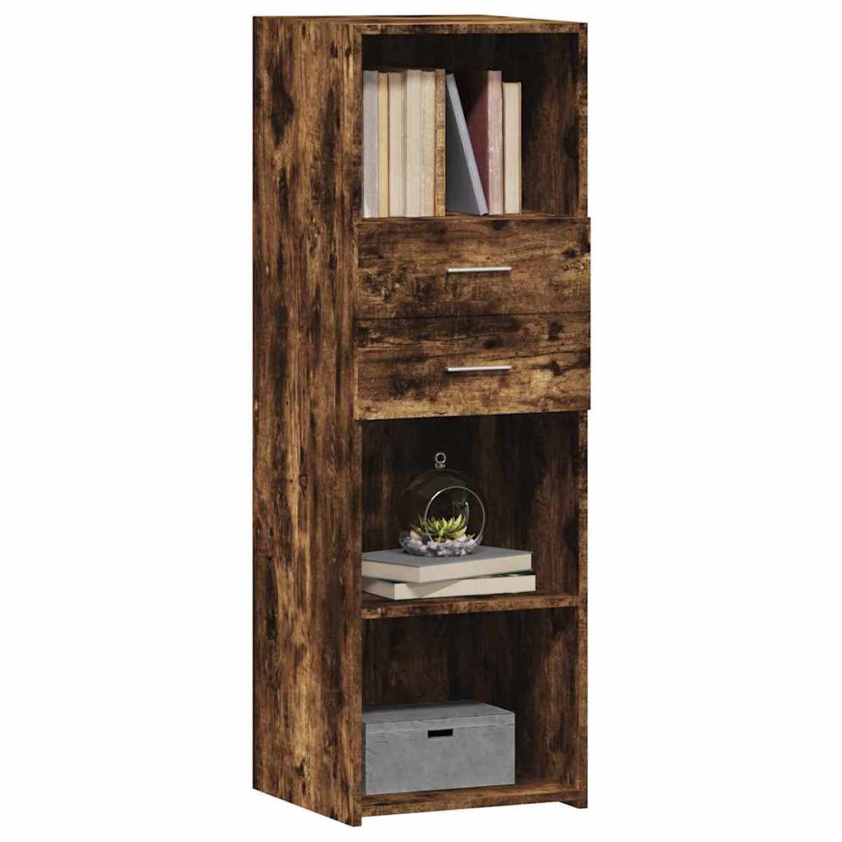 vidaXL Ντουλάπα Καπνιστή Δρυς 40x42,5x124 εκ. από Επεξεργασμένο Ξύλο