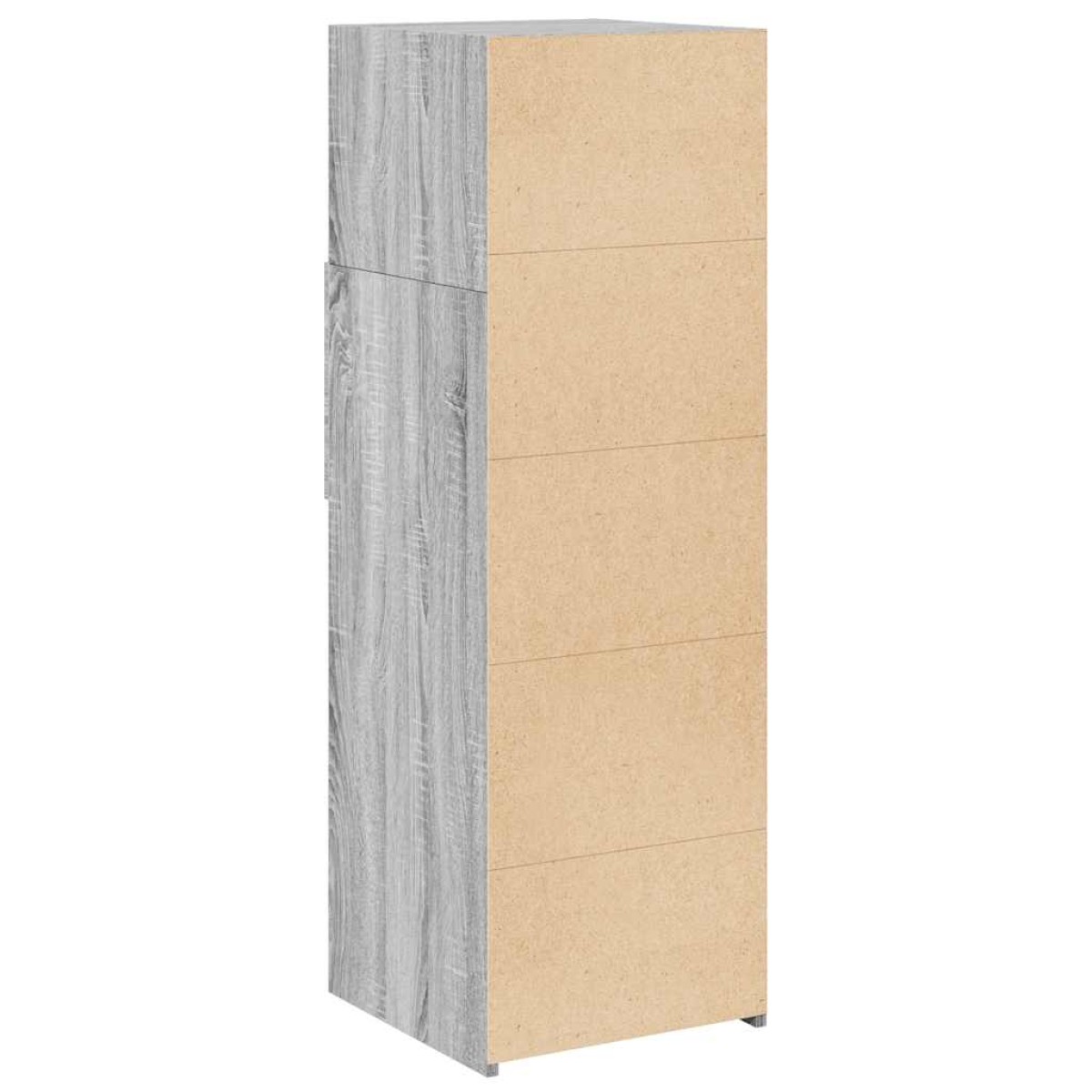 vidaXL Ντουλάπι Γκρι Sonoma 40x42,5x124 εκ. από Επεξεργασμένο Ξύλο