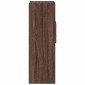 vidaXL Ντουλάπι Καφέ Δρυς 40x42,5x124 εκ. από Επεξεργασμένο Ξύλο