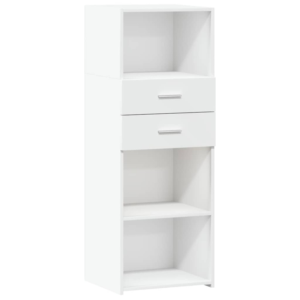 vidaXL Ντουλάπι Λευκό 45x42,5x124 εκ. από Επεξεργασμένο Ξύλο