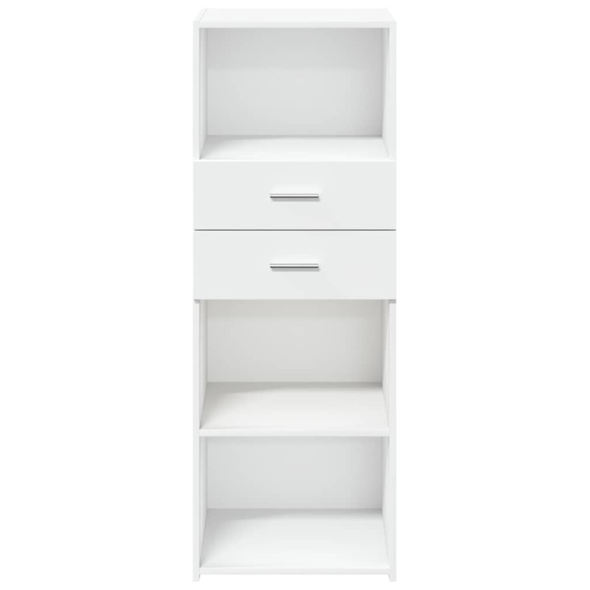 vidaXL Ντουλάπι Λευκό 45x42,5x124 εκ. από Επεξεργασμένο Ξύλο