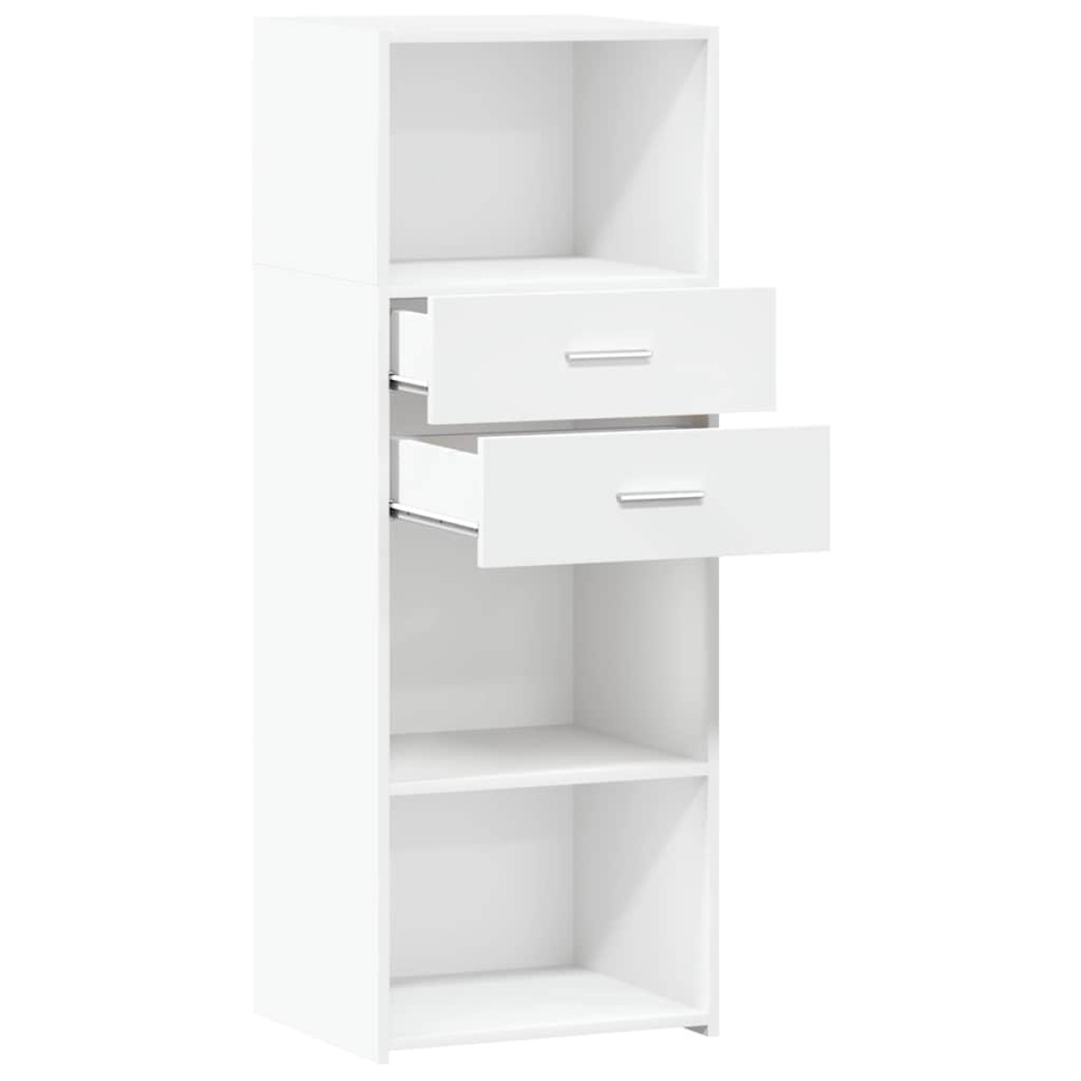 vidaXL Ντουλάπι Λευκό 45x42,5x124 εκ. από Επεξεργασμένο Ξύλο