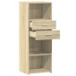 vidaXL Ντουλάπι Sonoma Δρυς 45x42,5x124 εκ. από Επεξεργασμένο Ξύλο