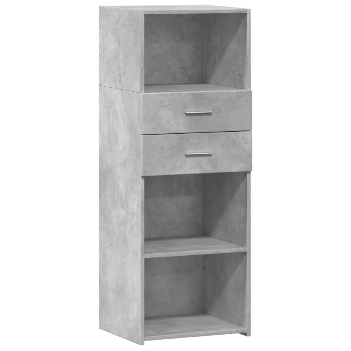 vidaXL Ντουλάπι Γκρι Σκυρ. 45x42,5x124 εκ. από Επεξεργασμένο Ξύλο