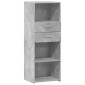 vidaXL Ντουλάπι Γκρι Σκυρ. 45x42,5x124 εκ. από Επεξεργασμένο Ξύλο