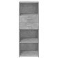 vidaXL Ντουλάπι Γκρι Σκυρ. 45x42,5x124 εκ. από Επεξεργασμένο Ξύλο