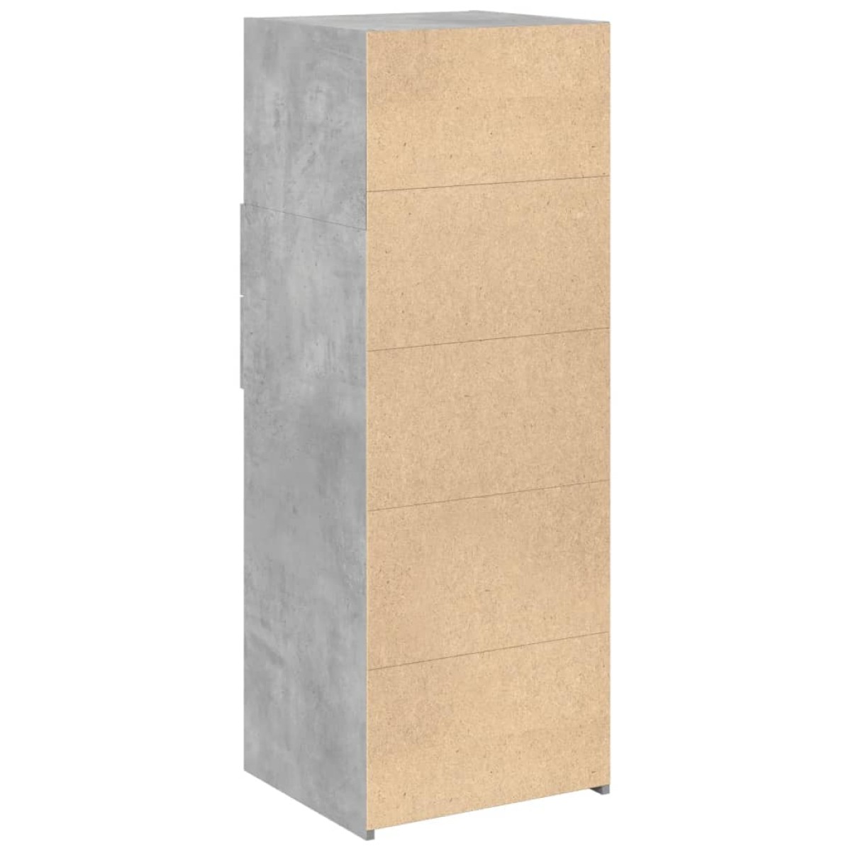 vidaXL Ντουλάπι Γκρι Σκυρ. 45x42,5x124 εκ. από Επεξεργασμένο Ξύλο