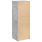 vidaXL Ντουλάπι Γκρι Σκυρ. 45x42,5x124 εκ. από Επεξεργασμένο Ξύλο