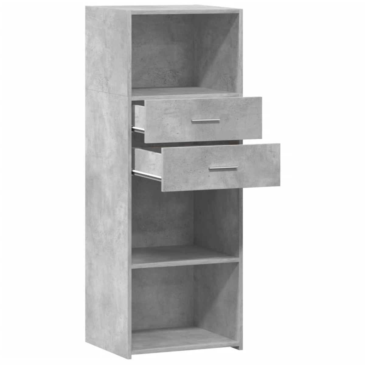 vidaXL Ντουλάπι Γκρι Σκυρ. 45x42,5x124 εκ. από Επεξεργασμένο Ξύλο
